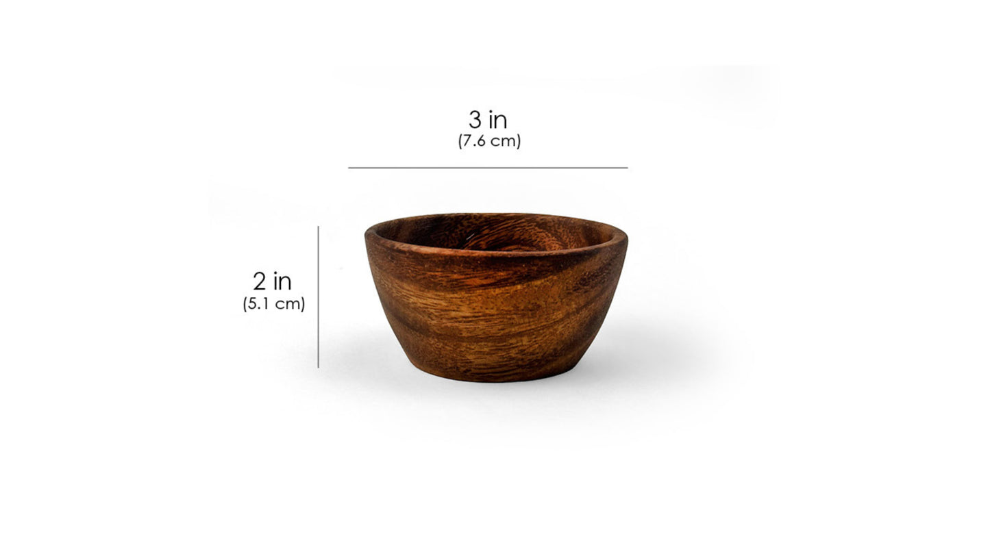 Wooden Squash Bowl - Small