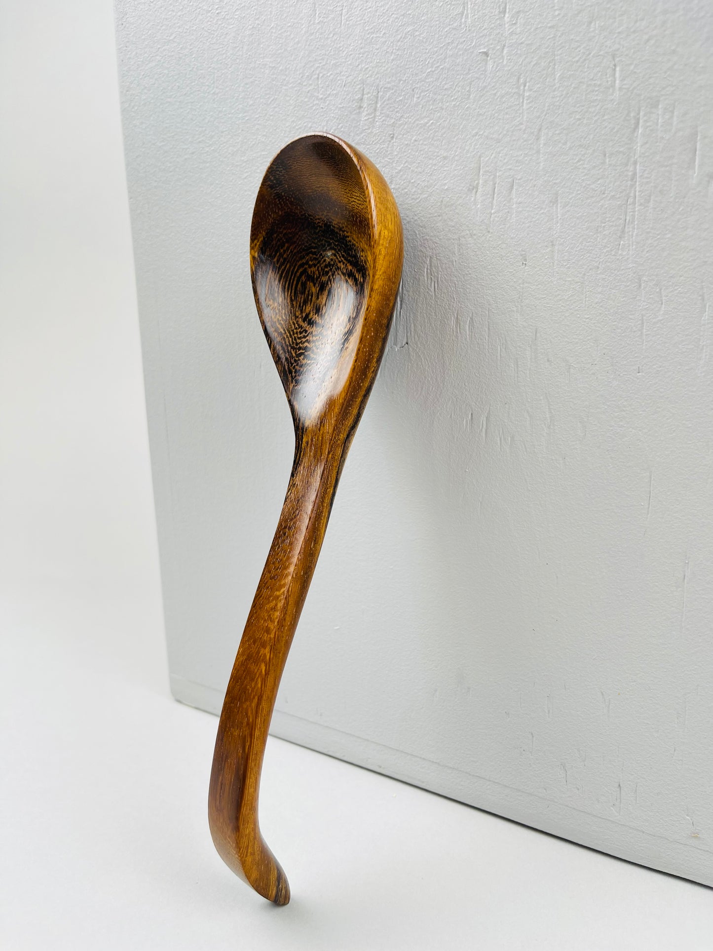 Wood Soup Ladle – Round and Oval with Slanted Handle