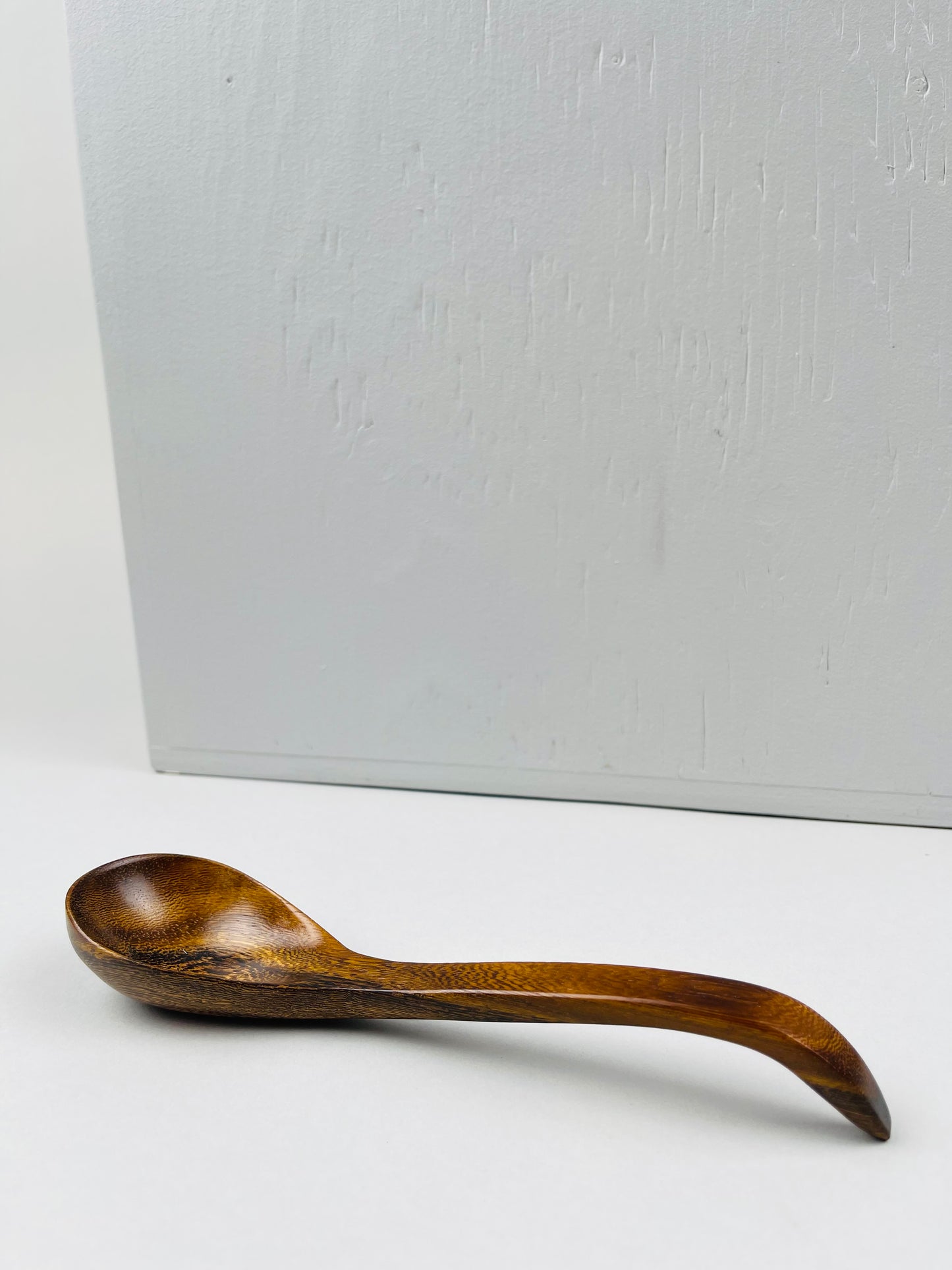 Wood Soup Ladle – Round and Oval with Slanted Handle
