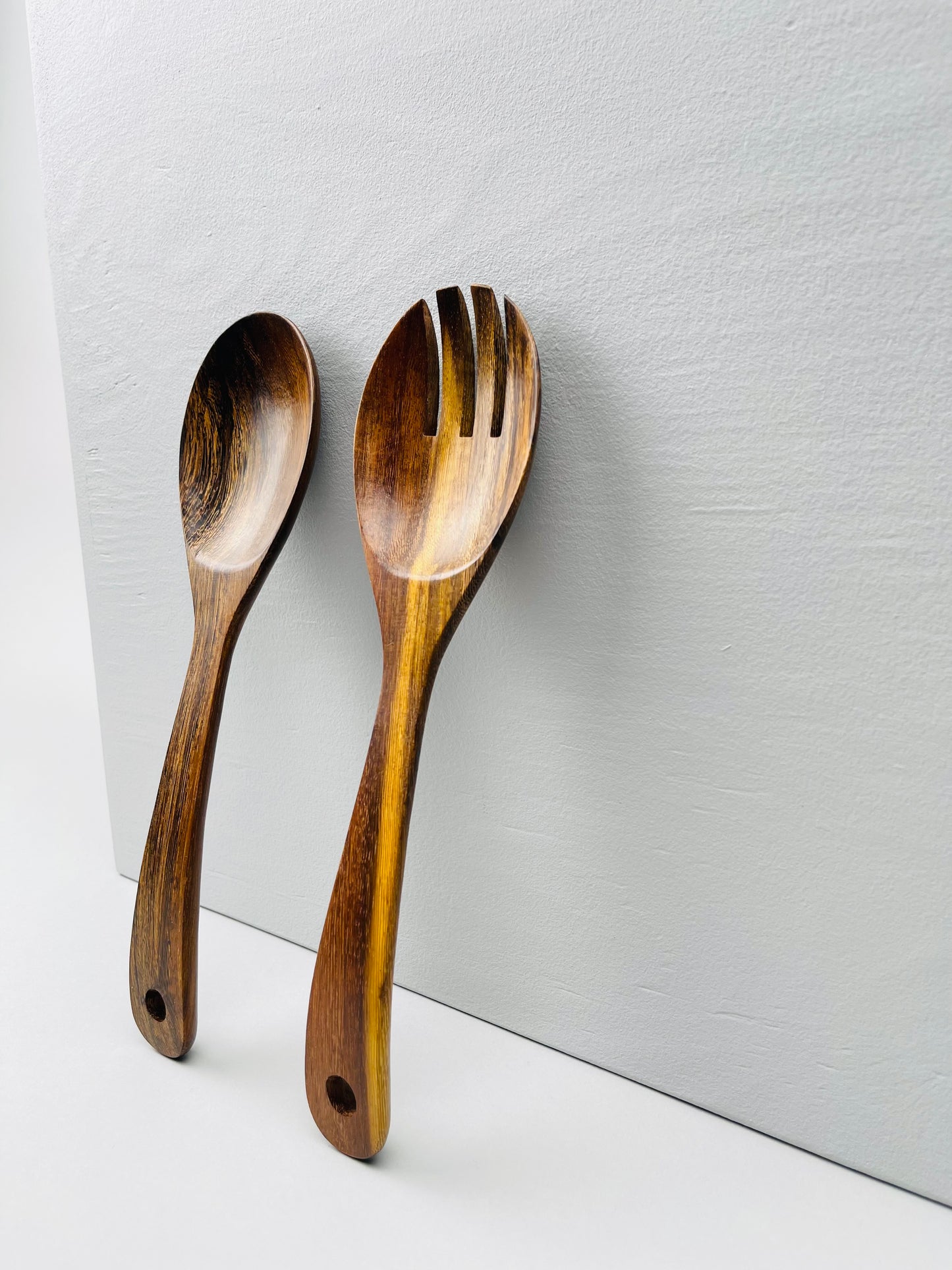 Wood Salad Server Set