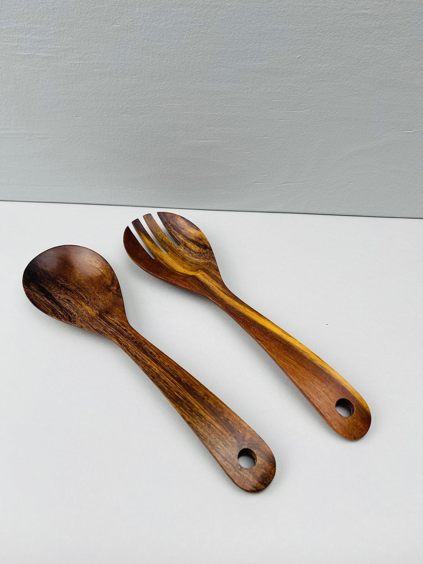 Wood Salad Server Set