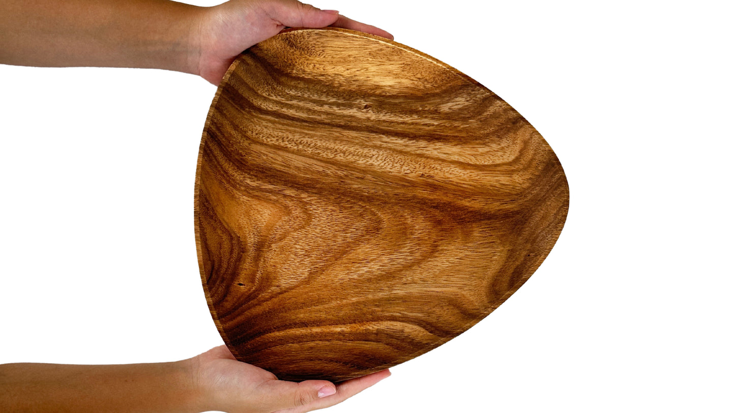 Wooden Triangle Plates Wooden Platter