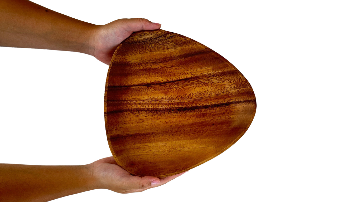 Wooden Triangle Plates Wooden Platter
