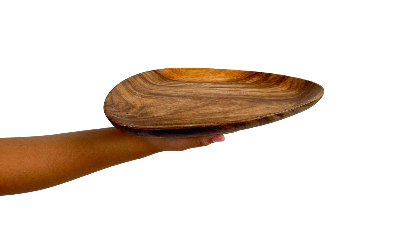 Wooden Triangle Plates Wooden Platter