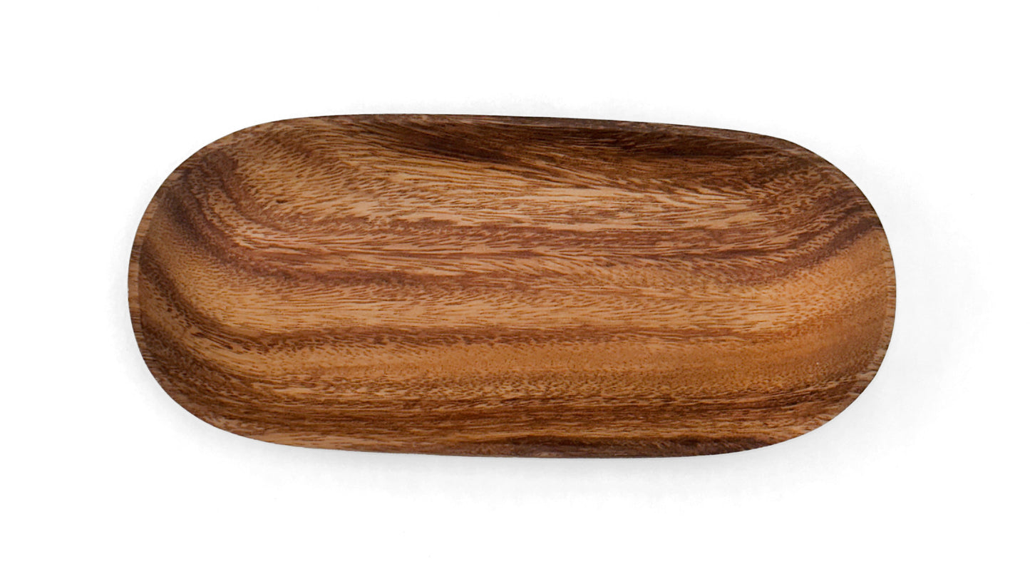Wooden Oval Plate - Medium