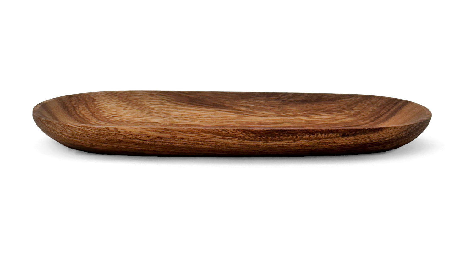 Wooden Oval Plate - Medium