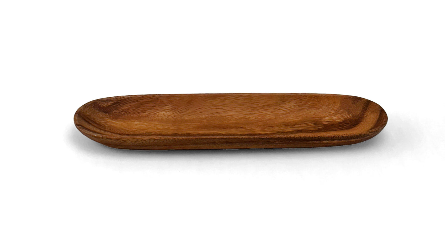 Wooden Oval Rectangular Plate Wooden Platter