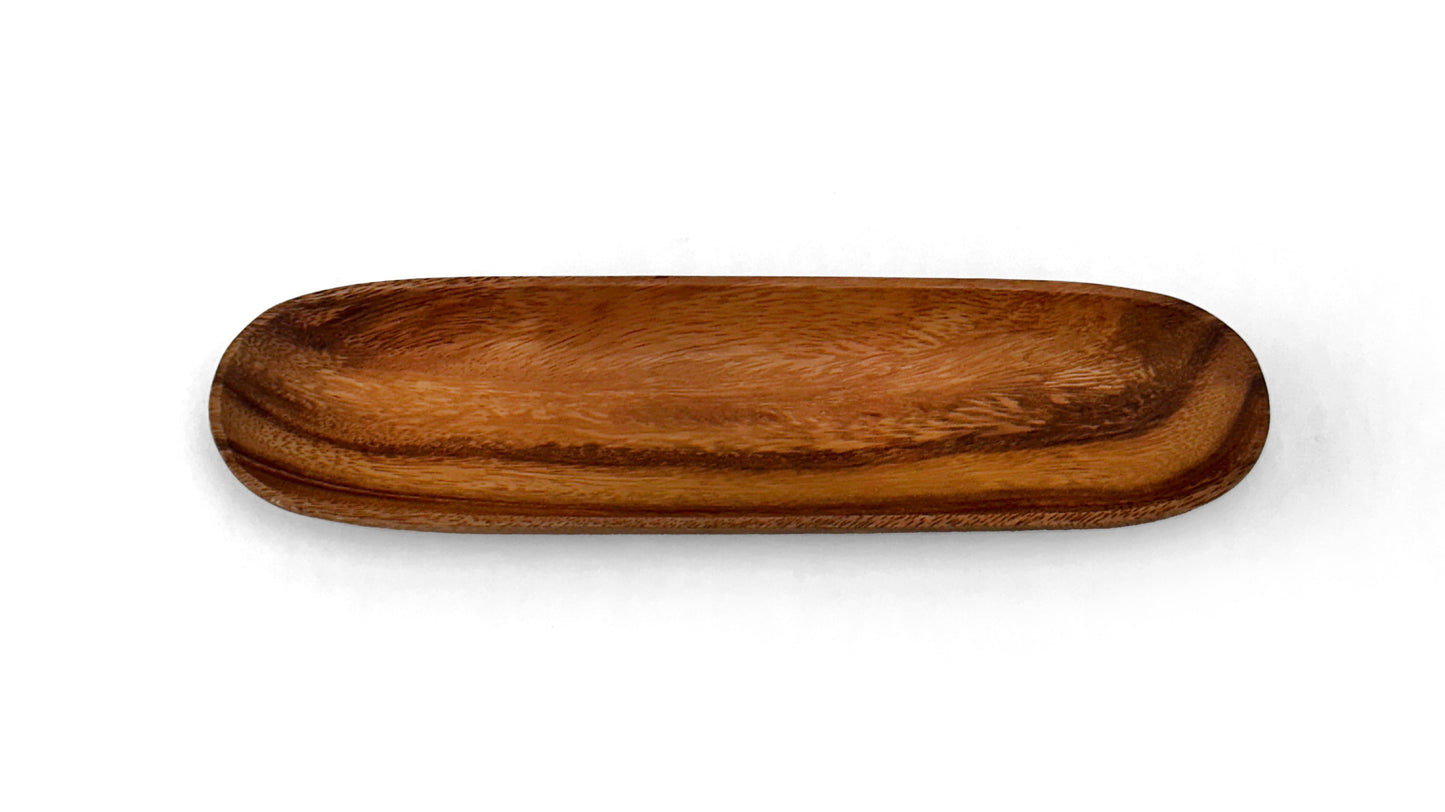Wooden Oval Rectangular Plate Wooden Platter