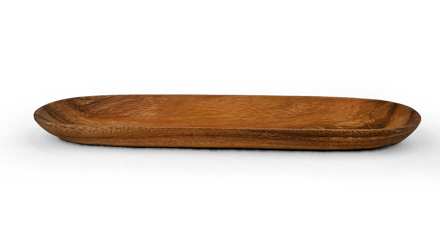 Wooden Oval Rectangular Plate Wooden Platter