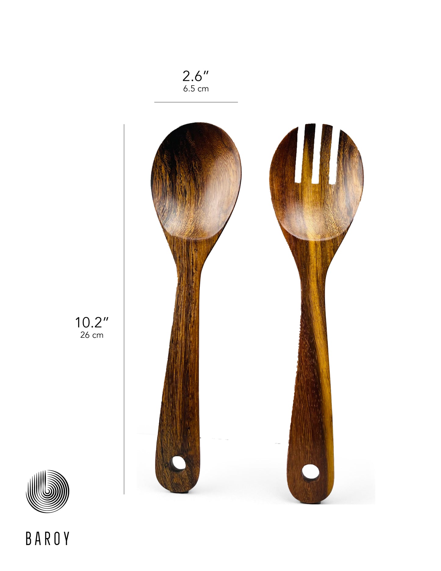 Wood Salad Server Set